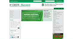 Desktop Screenshot of crede08.seduc.ce.gov.br