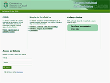 Tablet Screenshot of cadib.cidades.ce.gov.br