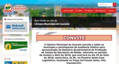 Desktop Screenshot of cmcaucaia.ce.gov.br