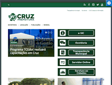 Tablet Screenshot of cruz.ce.gov.br