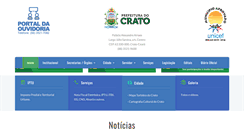 Desktop Screenshot of crato.ce.gov.br