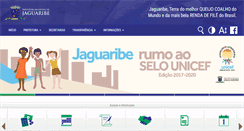 Desktop Screenshot of jaguaribe.ce.gov.br