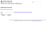 Tablet Screenshot of guiaserv.seplag.ce.gov.br
