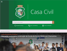 Tablet Screenshot of casacivil.ce.gov.br