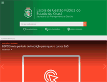 Tablet Screenshot of egp.ce.gov.br