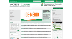 Desktop Screenshot of crede04.seduc.ce.gov.br