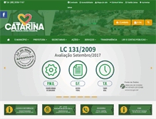Tablet Screenshot of catarina.ce.gov.br