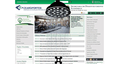 Desktop Screenshot of cearaportos.ce.gov.br