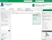 Tablet Screenshot of nutec.ce.gov.br