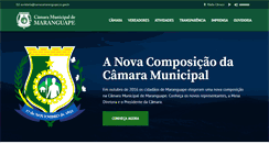 Desktop Screenshot of camaramaranguape.ce.gov.br