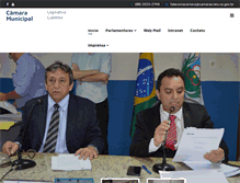 Tablet Screenshot of camaracrato.ce.gov.br