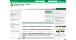 Desktop Screenshot of esporte.ce.gov.br