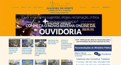 Desktop Screenshot of juazeiro.ce.gov.br