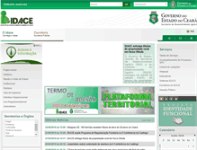 Tablet Screenshot of idace.ce.gov.br