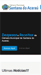 Mobile Screenshot of cmsantanadoacarau.ce.gov.br
