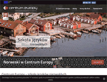 Tablet Screenshot of ce.edu.pl