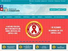 Tablet Screenshot of amontada.ce.gov.br