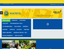 Tablet Screenshot of mauriti.ce.gov.br