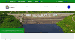 Desktop Screenshot of choro.ce.gov.br