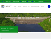 Tablet Screenshot of choro.ce.gov.br