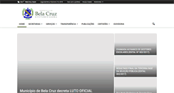 Desktop Screenshot of belacruz.ce.gov.br