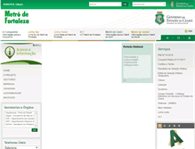 Tablet Screenshot of metrofor.ce.gov.br