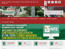 Tablet Screenshot of fariasbrito.ce.gov.br