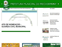 Tablet Screenshot of frecheirinha.ce.gov.br