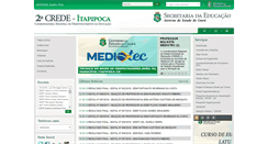 Desktop Screenshot of crede02.seduc.ce.gov.br
