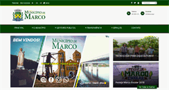 Desktop Screenshot of marco.ce.gov.br