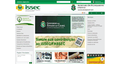 Desktop Screenshot of issec.ce.gov.br