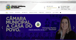 Desktop Screenshot of camarademauriti.ce.gov.br