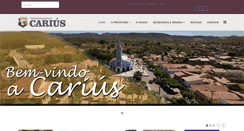 Desktop Screenshot of carius.ce.gov.br