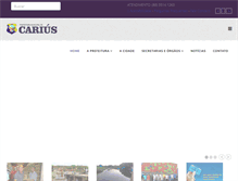 Tablet Screenshot of carius.ce.gov.br