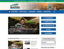 Tablet Screenshot of ibiapina.ce.gov.br